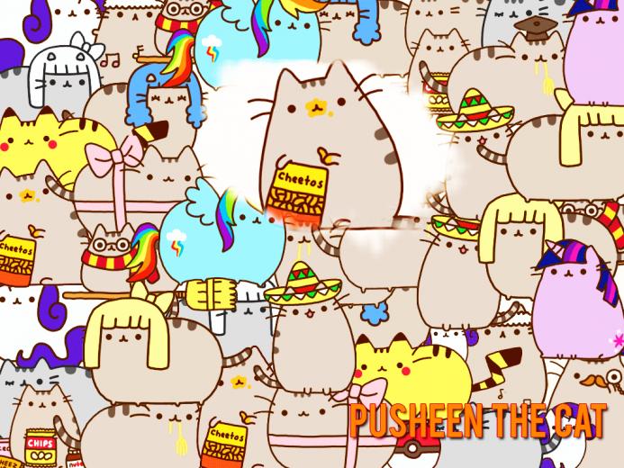 [49+] Pusheen Cat Desktop Wallpaper on WallpaperSafari