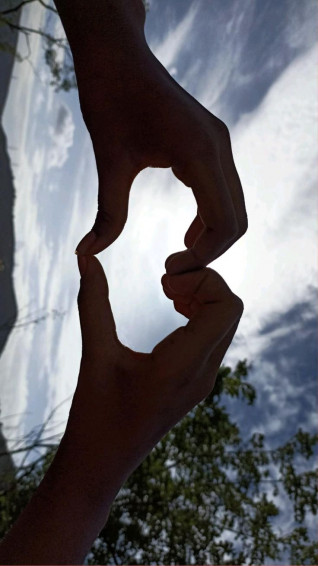 Hand Heart Wallpaper