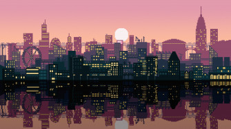Aesthetic Pixel Art HD Wallpaper