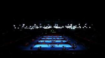 An Inside Snapshot Of The Excel Hall Table Tennis HD Wallpaper