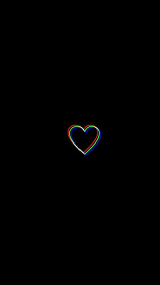 Black Heart iPhone Wallpaper