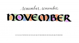 Calligraphy Desktop Wallpaper Calendar Letraspace