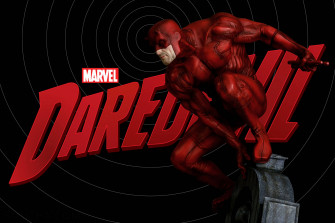 Highly Detailed Statue Of Daredevil 43ohsiyf5hg9bza7 Wallpaper
