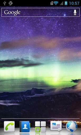 Bigger Northern Lights Live Wallpaper For Android Screenshot