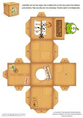 Interesting Paper Crafts For Cut The Rope And Pudding Monsters