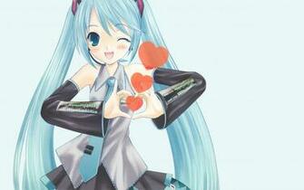Cute Hatsune Miku Background Image Wallpaper Size