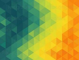 Abstract Autumn Background Geometrical Style Graphic With