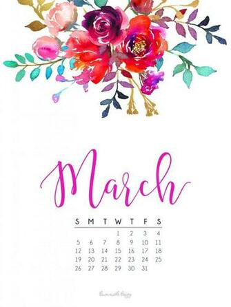 March Calendar Tech Pretties Dawn Nicole Designs