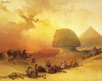The Ancient Egypt David Roberts Painting HD Walls Find Wallpaper