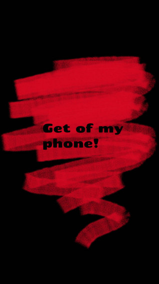 Get Off My Phone Wallpaper