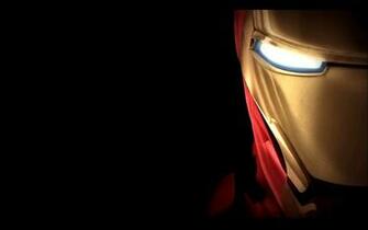 Cool Wallpaper With Iron Man Mask In Close Up And Dark