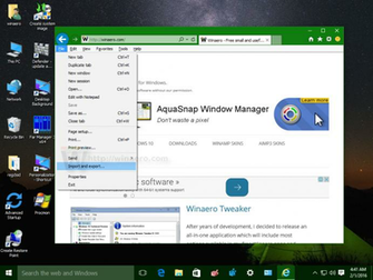 Internet Explorer File Import And Export Windows Location