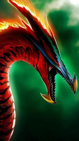 Fantasy Dragon Phone Wallpaper By Samuel Johnson