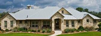 Slide Background Exterior Frontelevation Texas Style In
