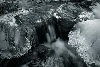 Pin Wallpaper Waterfall Winter Imgfondos