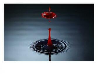 Blood Drop On The Water 3d Gaming HD Wallpaper X Jpg