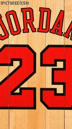 Michael Jordan Chicago Bulls Number iPhone HD Wallpaper