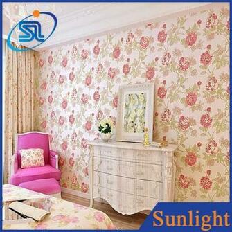 Country Fresh Sofa Living Room Wallpaper Non Woven Beautiful