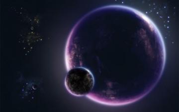 Planetary Ambience Wallpaper Stock Photos