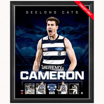Jeremy Cameron Geelong F C Official Licensed Afl Print Framed New