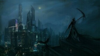 Grim Reaper Computer Wallpaper Desktop Background Id