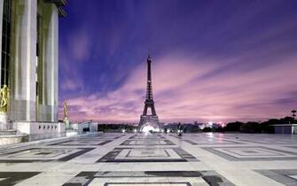 Eiffel Tower Against The Sky HD Desktop Wallpaper