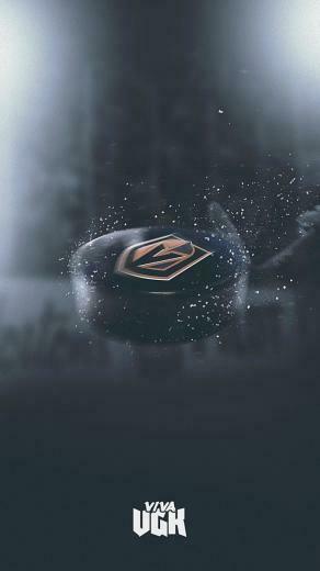 Vegas Golden Knights Mobile Puck Wallpaper