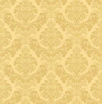 Decowunder Wallpaper Vinyl Baroque Pattern Gold