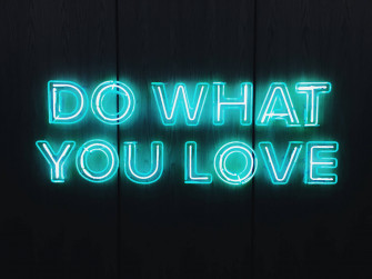 Neon Blue Aesthetic Wallpaper