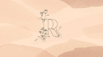 R Alphabet Wallpaper