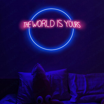 Neon Blue Aesthetic Wallpaper