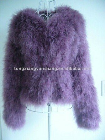 Purple Fur Coat
