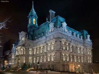 Known Places Montreal City Hall Desktop Wallpaper Nr