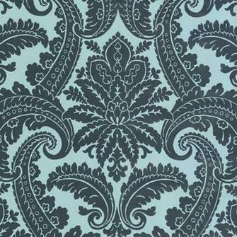 Mauve Foil Damask Eijffinger Wallpaper