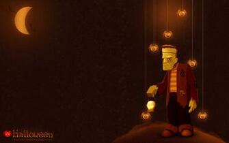 Scary Halloween HD Wallpaper Pumpkins Witches Spider Web