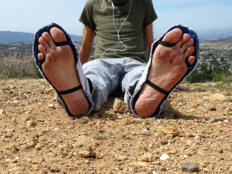 Front Of Male Feet Wallpaper