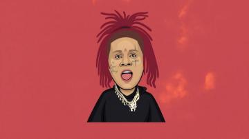 Cartoon Trippie Redd Wallpaper On