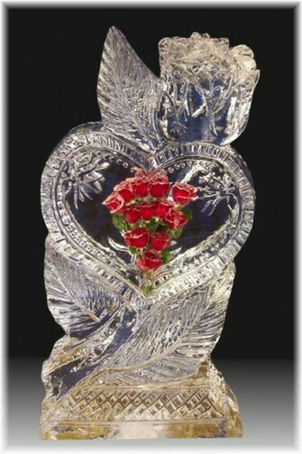 Red Crystal Heart Wallpaper Delicate With