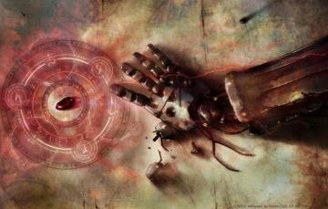 Wallpaper Fullmetal Alchemist Stone Anime Art Hand Broken