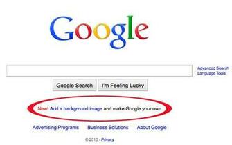 Google Background Image Remove And Add Image On