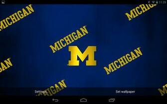 Officially Licensed Michigan Wolverines Live Wallpaper With Animated