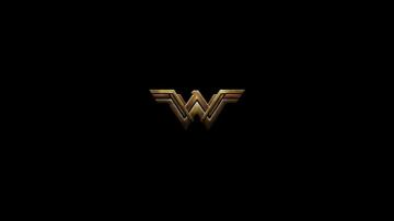 Wonder Woman Dark Minimal Logo Wallpaper