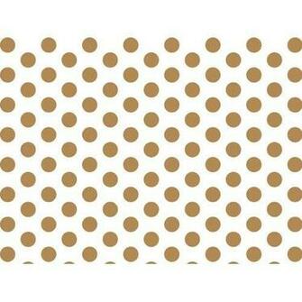 Amazon Gold White Polka Dots Tissue Paper X Sheets