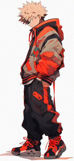 My Hero Academia Bakugo White Wallpaper Mha 4k