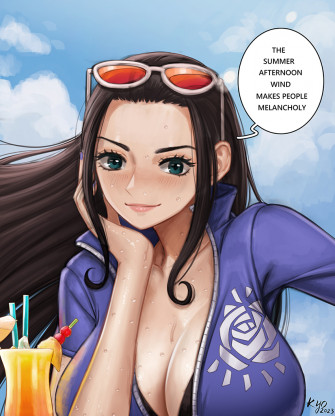 Kyopink S Art On Nico Robin From One Piece