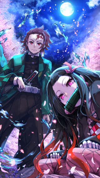 Tanjiro Nezuko Kimetsu No Yaiba 4k Wallpaper