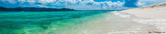 White Beach 4k Wallpaper