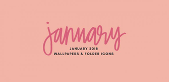 January Wallpaper Folder Icons Whatever Bright
