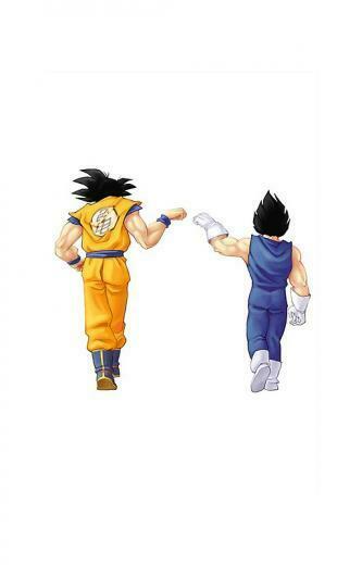 Bros Goku And Vegeta Fist Bump iPhone Cases Skins By Brofistdbz