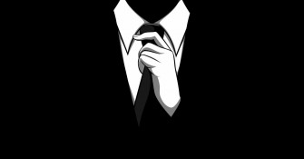 Anonymous Suit Wallpaper HD